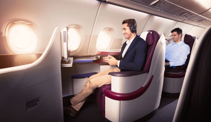 Qatar Airways A380 Business Class