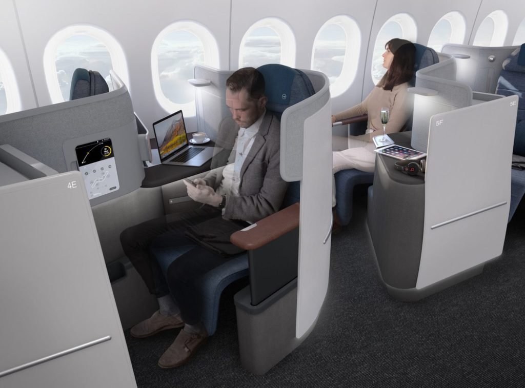 Neue Lufthansa Business Class 2020 Fensterplätze