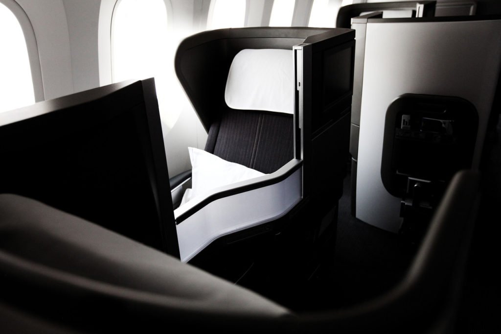 British Airways Club World Boeing 787 Dreamliner