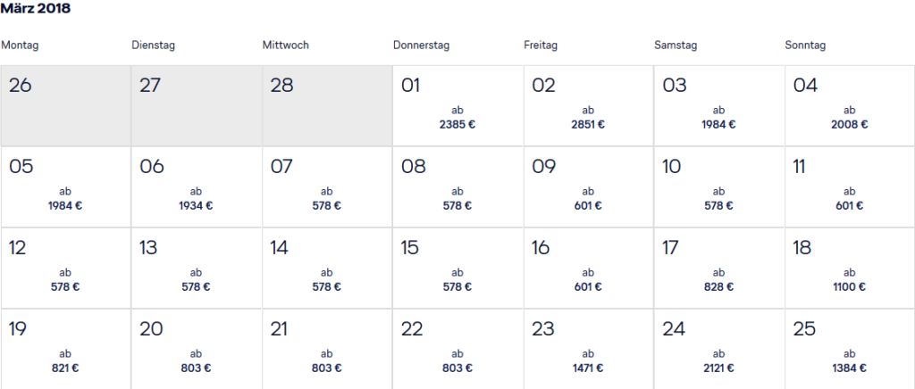 Zum halben Preis in der Lufthansa Premium Eco