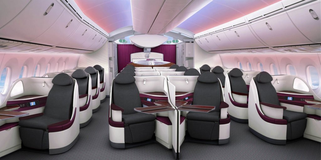 Boeing 787 Business Class Qatar Airways