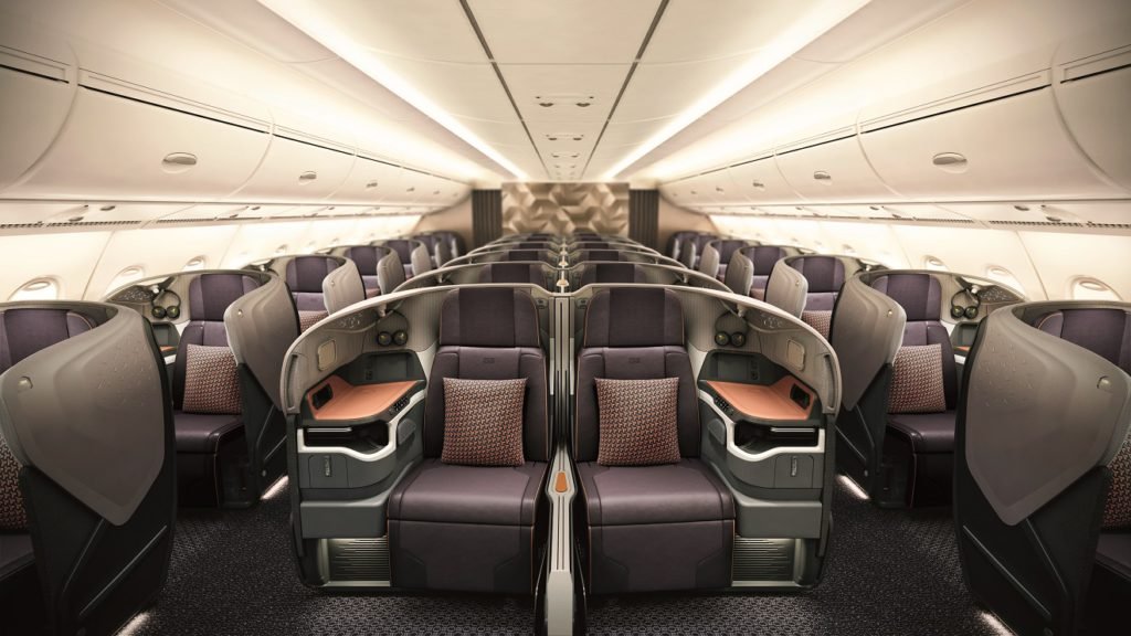 Singapore A380 Business Class testen