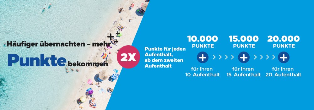 Hilton Promotion "Häufiger übernachten, mehr bekommen"