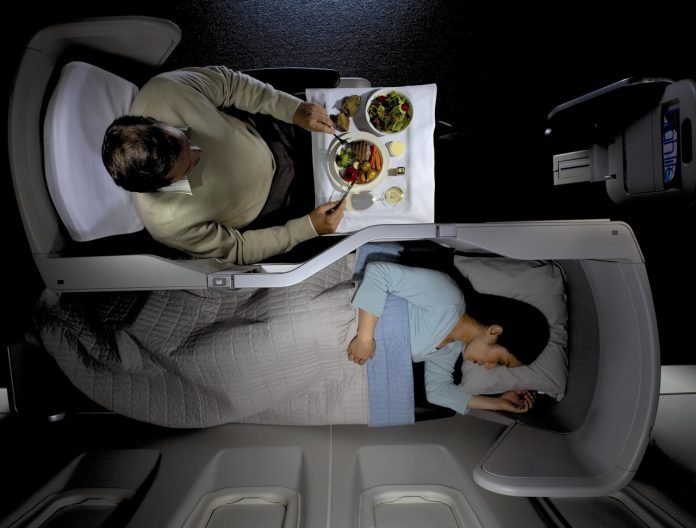 Business Class in die USA