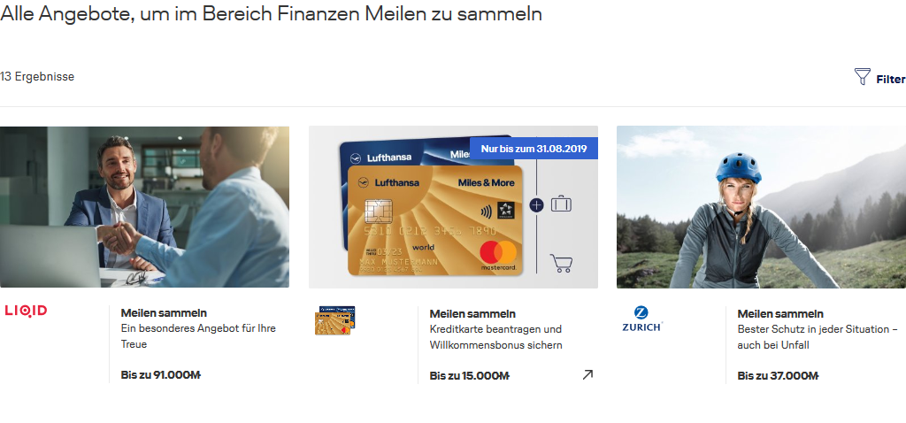 Lufthansa Meilen sammeln online