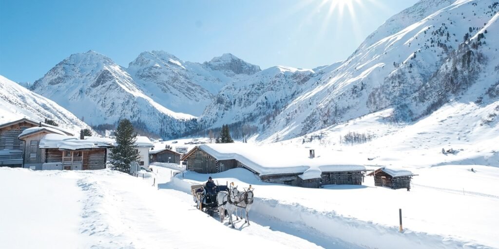 Winterlandschaft Davos