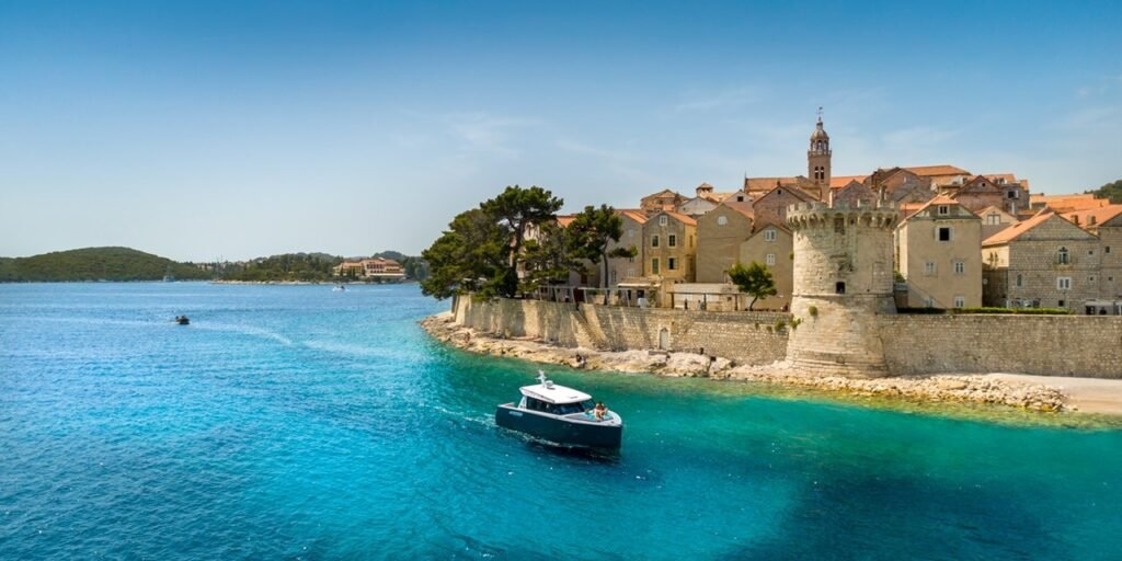 Insel Korčula in Dalmatien