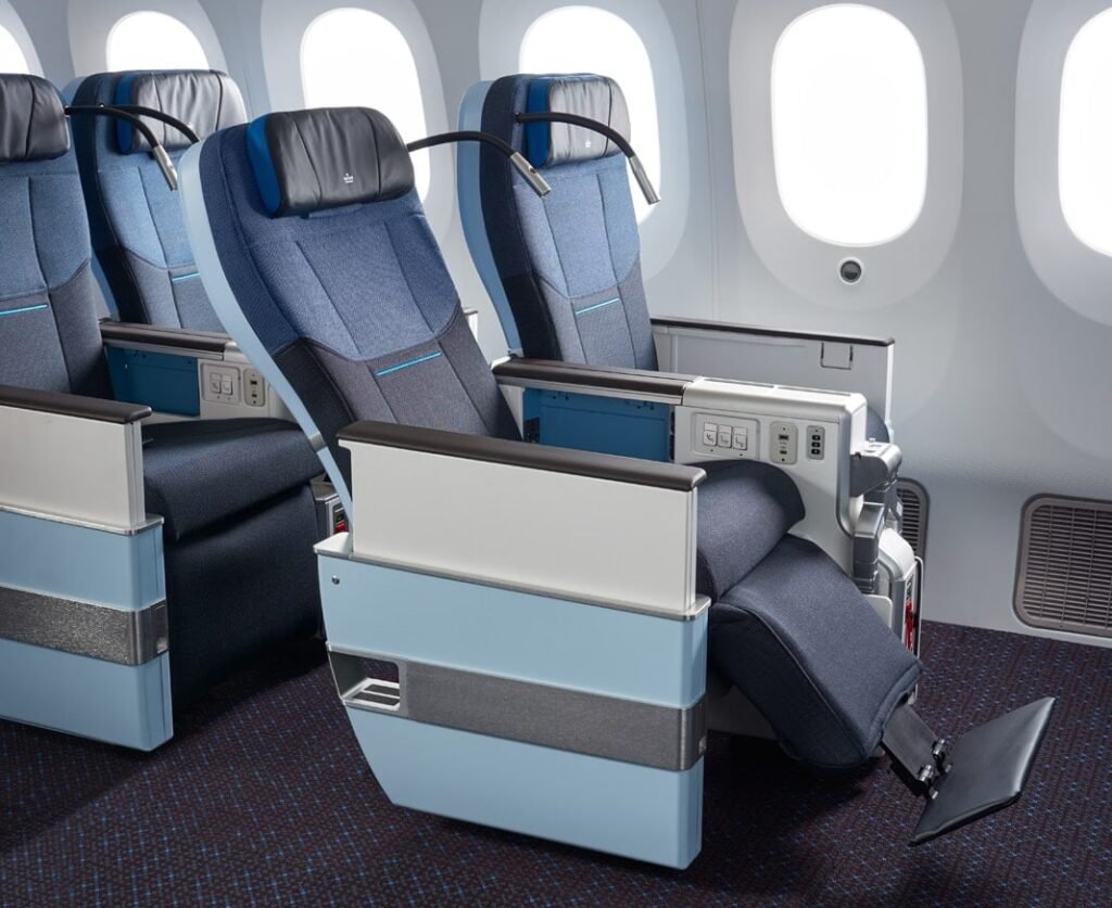 KLM Premium Comfort Class Sitz