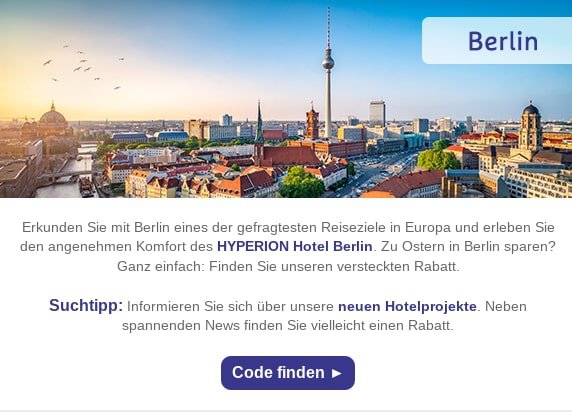 Osterspecial von H-Hotels Berlin