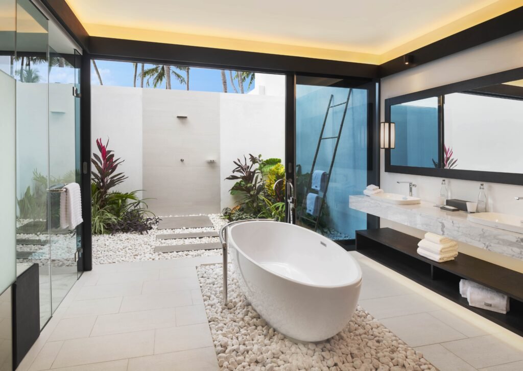 Westin Maldives - 2BR Heavenly beach Residence Pool-Badezimmer (c) Marriott International