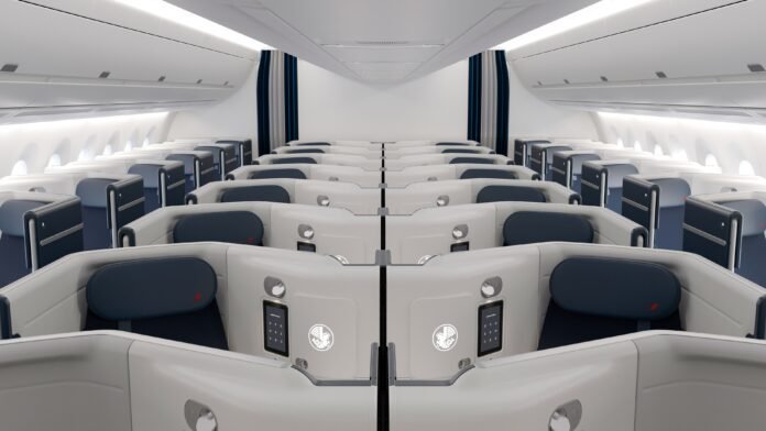 Air France setzt die Einführung ihres neuen Reisestandards in der Business-, Premium Economy- und Economy-Kabine fort, der ein Höchstmaß an Komfort und Technologie bietet.