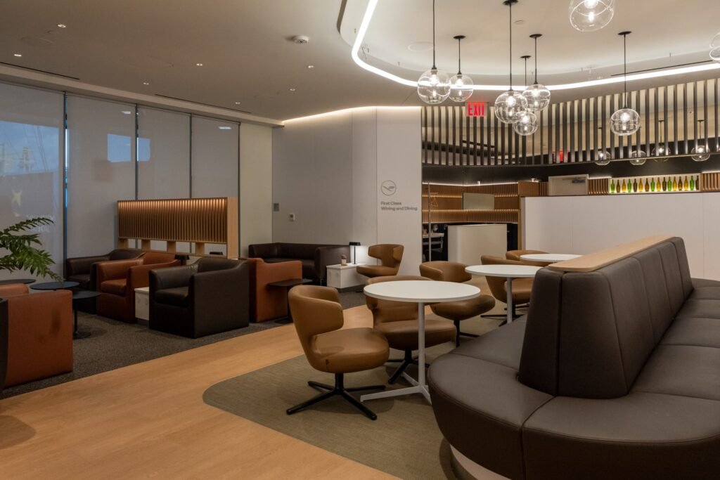 Lufthansas neue Premium-Lounge in Newark