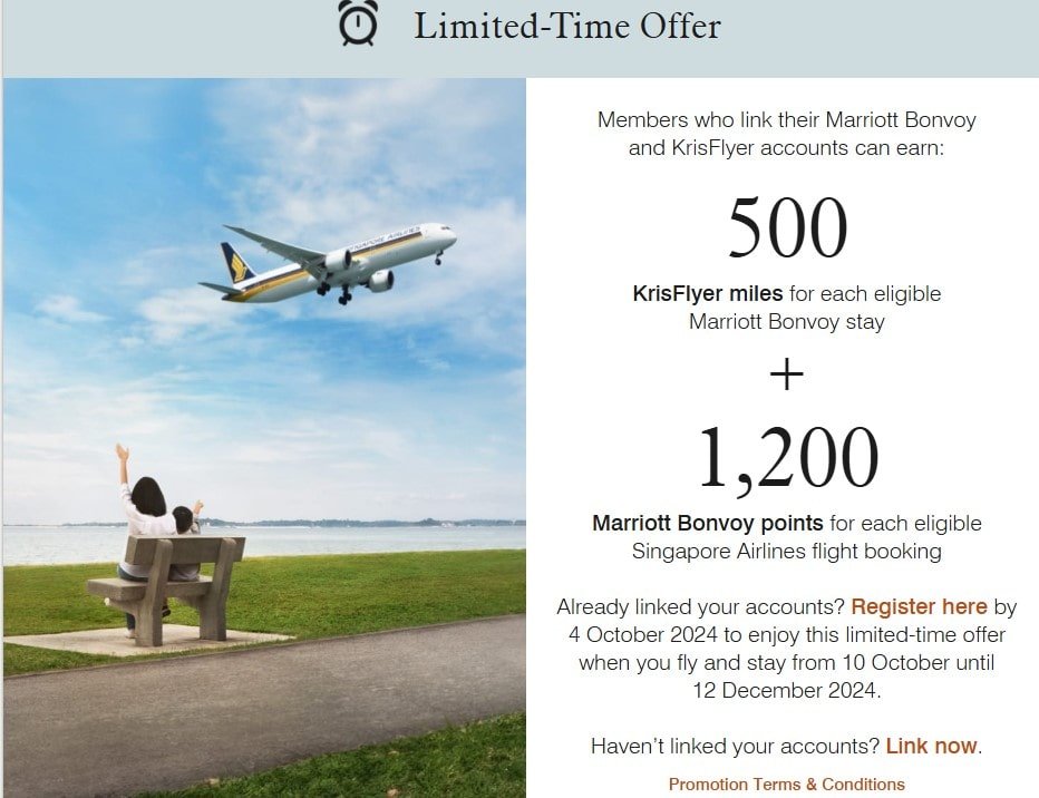 Singapore Air Krisflyer und Marriott Bonvoy Partnerschaft