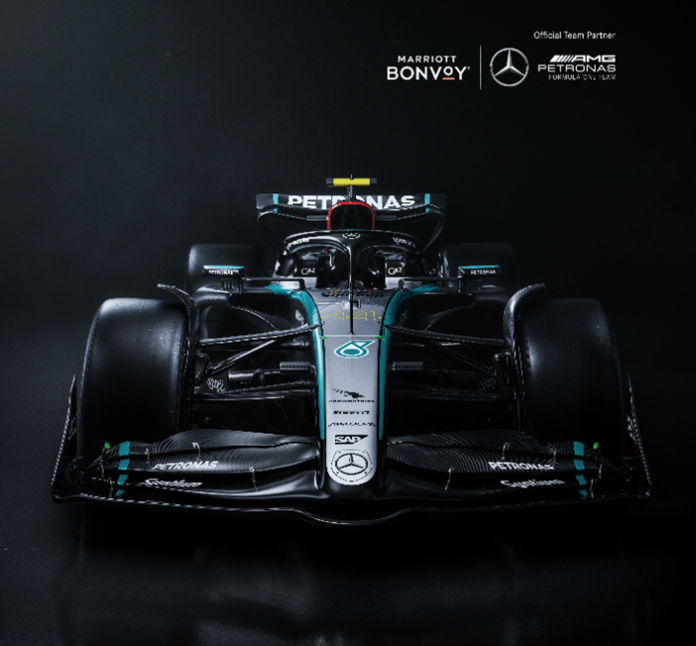 Marriott Bonvoy lädt dich ein, ein unvergessliches Abenteuer mit dem Mercedes-AMG PETRONAS F1 Team in Abu Dhabi zu erleben.